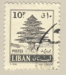 Stamps Asia - Lebanon -  cedro libanes