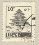 Stamps Lebanon -  cedro libanes