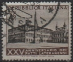 Stamps Italy -  Edificio d' Letrán en Roma