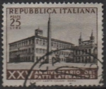 Sellos de Europa - Italia -  Edificio d' Letrán en Roma