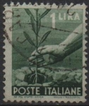 Sellos de Europa - Italia -  Plantación d' Arboles