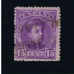 Stamps Spain -  Edifil  nº  245   Alfonso XIII   cadete