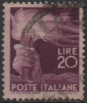 Stamps Italy -  Antorcha