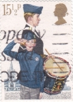 Stamps United Kingdom -  músico militar
