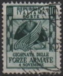Stamps Italy -  Armas d' l' Aviación, marina y Tierra