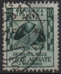 Stamps Italy -  Armas d' l' Aviación, marina y Tierra