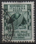 Stamps Italy -  Armas d' l' Aviación, marina y Tierra