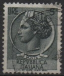 Stamps : Europe : Italy :  Moneda Syracuse