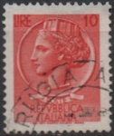 Stamps Italy -  Moneda Syracuse