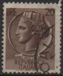 Stamps Italy -  Moneda Syracuse