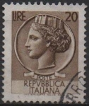 Stamps Italy -  Moneda Syracuse