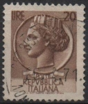 Stamps : Europe : Italy :  Moneda Syracuse