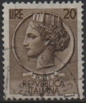 Stamps Italy -  Moneda Syracuse