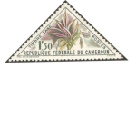 Stamps Cameroon -  flora - grinum