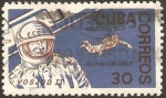 Sellos de America - Cuba -  astronauta
