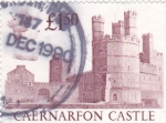 Stamps United Kingdom -  castillo Caernarfon 