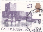 Stamps United Kingdom -  castillo Carrickfergus