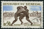 Stamps Senegal -  Luchas Africanas