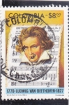 Sellos del Mundo : America : Colombia : 150 aniversario Ludwig Van Beethoven