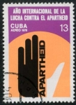 Stamps Cuba -  Año Internacional contra Aparheid