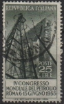 Stamps Italy -  torre d' Petróleo y Acueducto