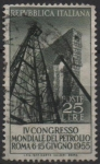 Stamps Italy -  torre d' Petróleo y Acueducto