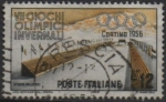 Stamps Italy -  VII Juegos Olimpicos d' Invierno d Cortina, Estadio  y Montañas d' Cristal 