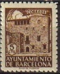 Sellos del Mundo : Europa : Espa�a : ESPAÑA Barcelona 1932 Edifil 42 Sello Nuevo Arquitectura Casa Padellás c/nº control al dorso