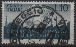 Stamps Italy -  10º Aniv. d' l' Republica Italiana