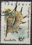 Stamps Tanzania -  TANZANIA 1992 Michel 1247 Sello Nuevo Moluscos Lambis Truncata Humphrey Caracolillo de Humphrey Mata