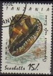 Stamps Tanzania -  TANZANIA 1992 Michel 1248 Sello Nuevo Moluscos Cypraecassis rufa Linne Matasellos de Favor Preoblite
