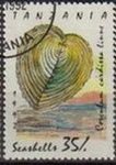 Stamps : Africa : Tanzania :  TANZANIA 1992 Michel 1251 Sello Nuevo Moluscos Corculum Cardissa Linne Matasellos de Favor Preoblite