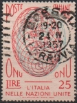 Stamps Italy -  Admisión d' Italia en l' ONU