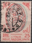 Stamps Italy -  Admisión d' Italia en l' ONU