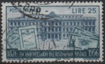 Sellos de Europa - Italia -  Palacio d' l' Cajas d' Ahorro Postal en Italia