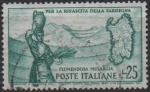Stamps Italy -  Mujer y Mapa d' Cerdeña