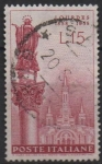 Sellos de Europa - Italia -  Virgen María y Santuario d' Lourdes