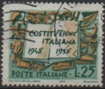 Sellos de Europa - Italia -  Constitución  Italiana