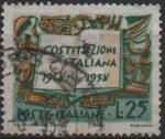Sellos de Europa - Italia -  Constitución  Italiana