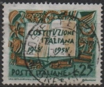 Stamps Italy -  Constitución  Italiana
