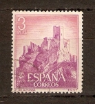 Stamps Spain -  CASTILLO  DE  ALMANSA