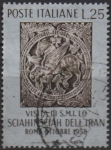 Sellos de Europa - Italia -  azulejos d' l' Catedral d' Sorrento