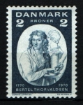 Stamps Denmark -  Bicentenario nacimiento- Escultor