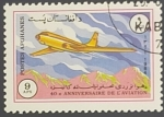 Sellos de Asia - Afganistn -  Tupolev Tu-104A