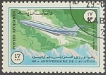 Stamps Afghanistan -  Tupolev Tu-154