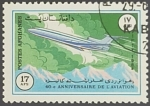 Sellos del Mundo : Asia : Afganistn : Tupolev Tu-154