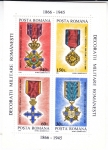 Sellos de Europa - Rumania -  Condecoraciones militares rumanas