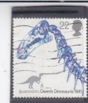 Stamps United Kingdom -  ESQUELETO DINOSAURIO