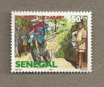Stamps Senegal -  Rallye