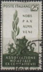 Stamps Italy -  asanblea d' organizacion Mundial d' Ex-Combatientes